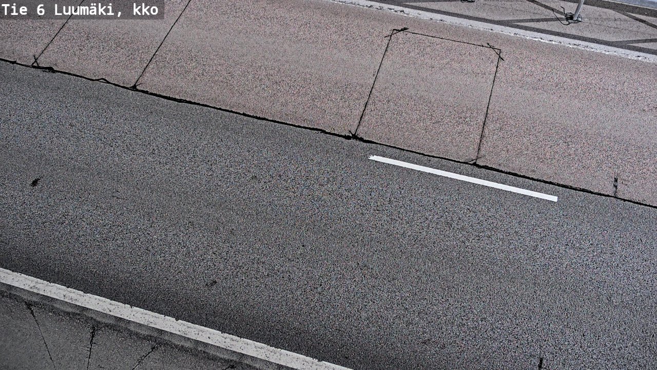 Weather Camera Image Väg 6 Luumäki, kirkko, Luumäki, Etelä-Karjala