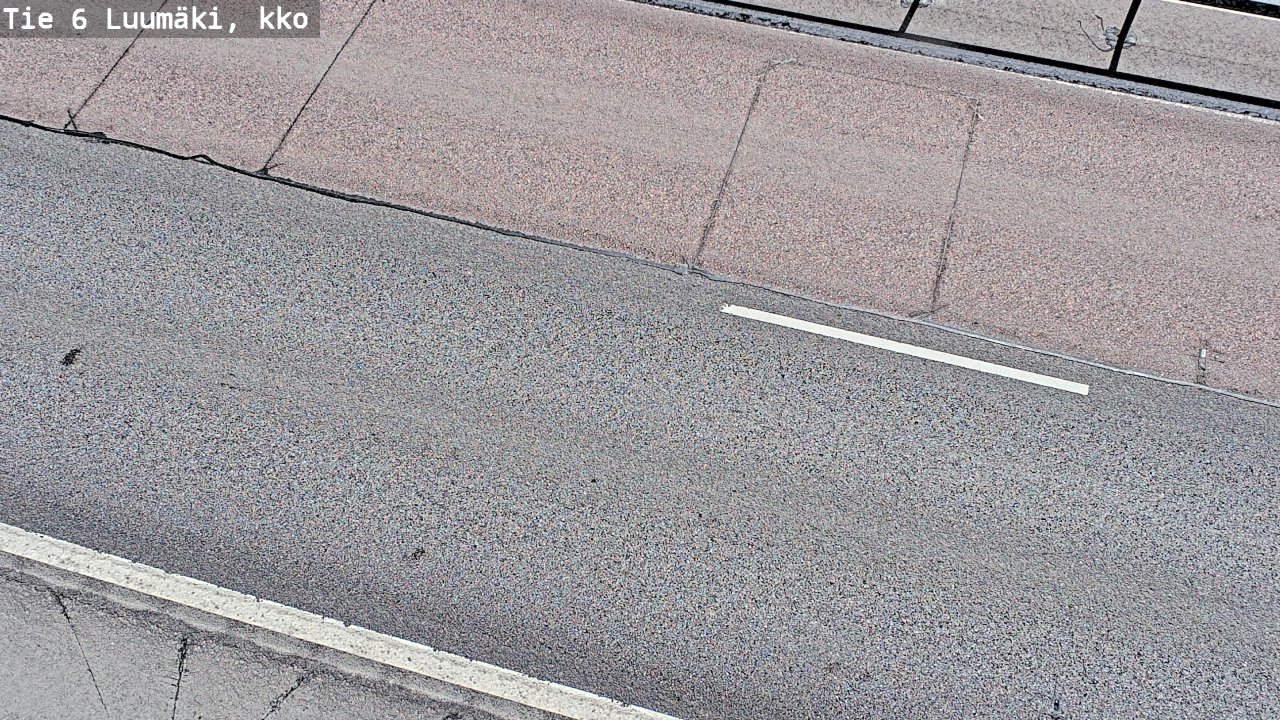 Weather Camera Image Väg 6 Luumäki, kirkko, Luumäki, Etelä-Karjala