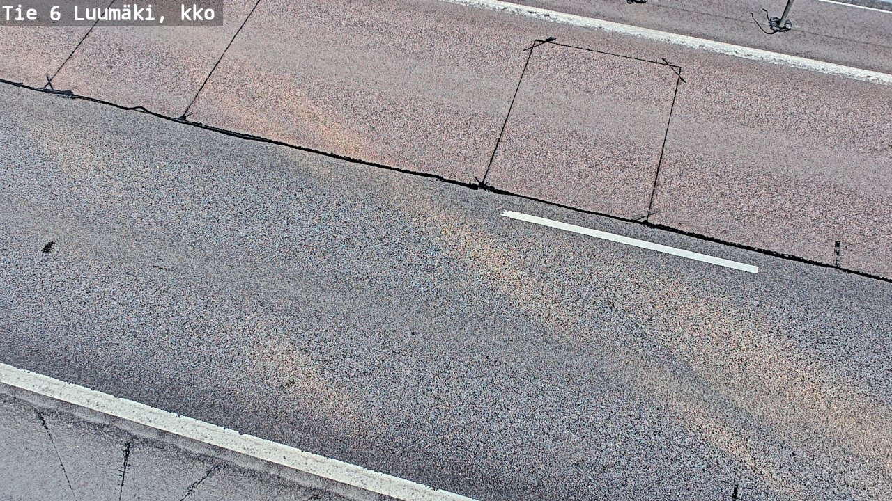 Weather Camera Image Väg 6 Luumäki, kirkko, Luumäki, Etelä-Karjala