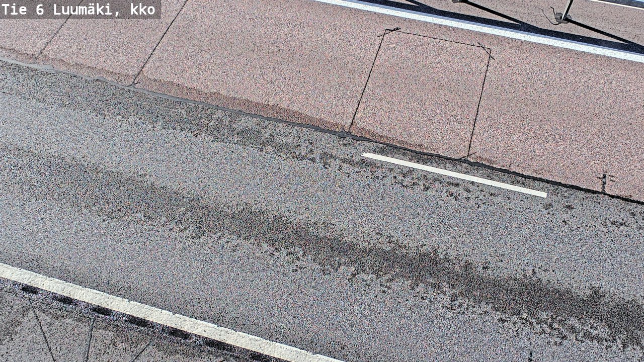 Weather Camera Image Road 6 Luumäki, kirkko, Luumäki, Etelä-Karjala