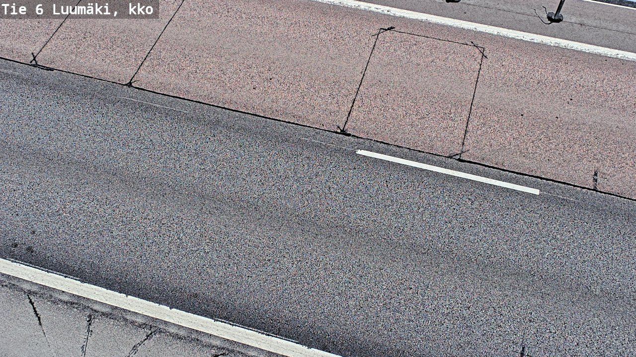 Weather Camera Image Road 6 Luumäki, kirkko, Luumäki, Etelä-Karjala