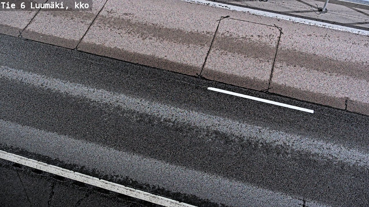 Weather Camera Image Väg 6 Luumäki, kirkko, Luumäki, Etelä-Karjala