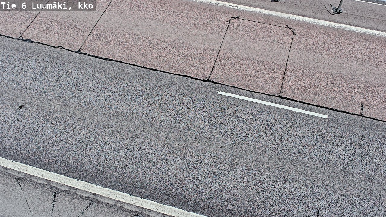 Weather Camera Image Väg 6 Luumäki, kirkko, Luumäki, Etelä-Karjala