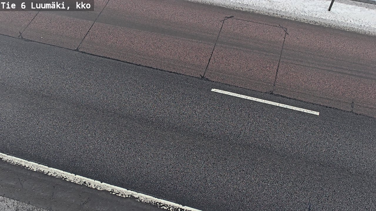 Weather Camera Image Road 6 Luumäki, kirkko, Luumäki, Etelä-Karjala