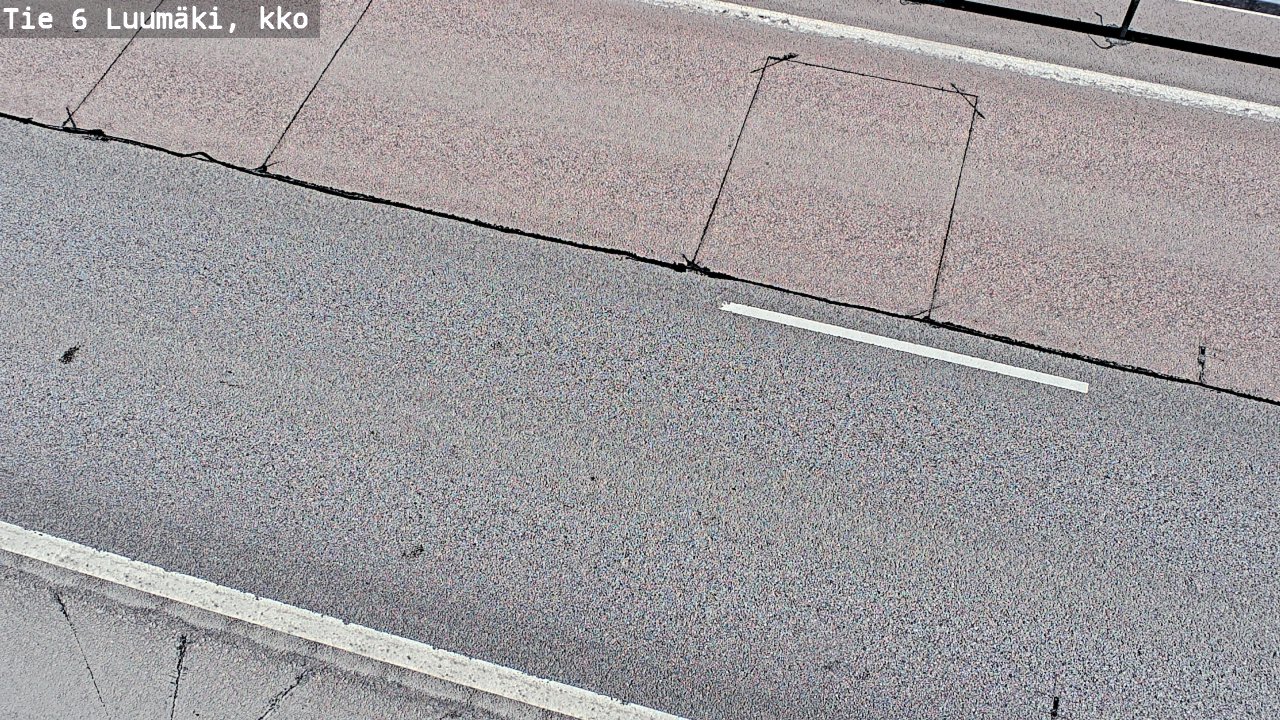 Weather Camera Image Väg 6 Luumäki, kirkko, Luumäki, Etelä-Karjala