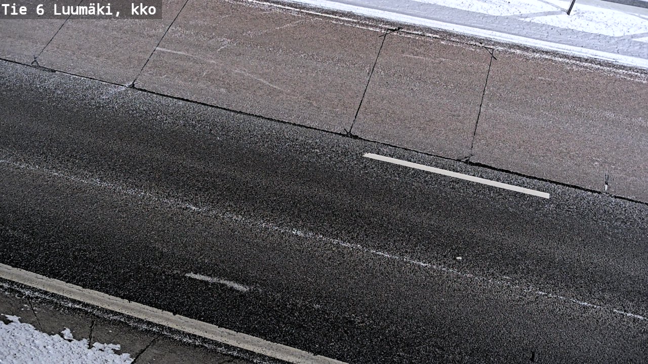 Weather Camera Image Väg 6 Luumäki, kirkko, Luumäki, Etelä-Karjala