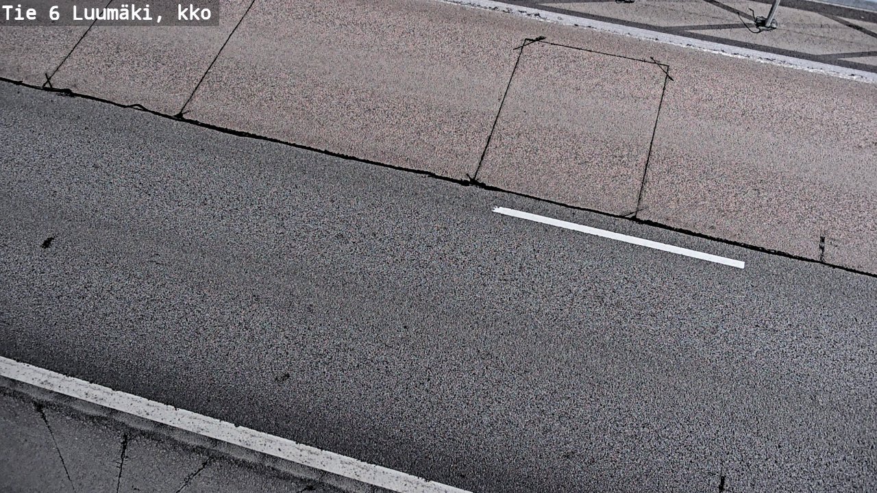 Weather Camera Image Väg 6 Luumäki, kirkko, Luumäki, Etelä-Karjala