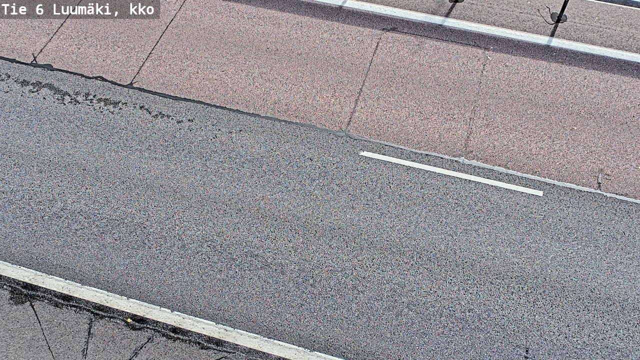 Weather Camera Image Road 6 Luumäki, kirkko, Luumäki, Etelä-Karjala