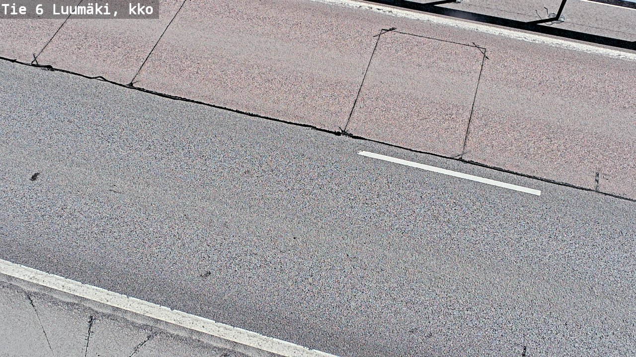 Weather Camera Image Väg 6 Luumäki, kirkko, Luumäki, Etelä-Karjala