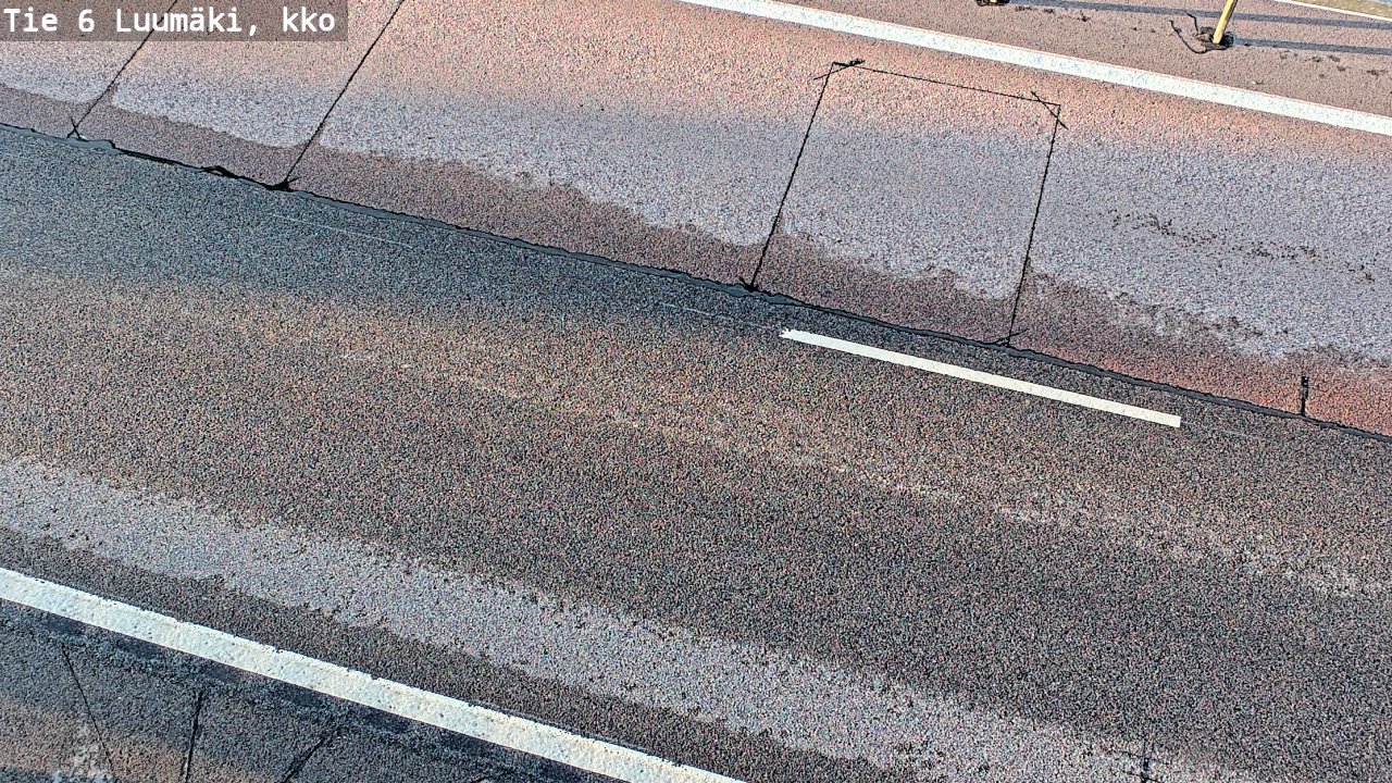 Weather Camera Image Väg 6 Luumäki, kirkko, Luumäki, Etelä-Karjala