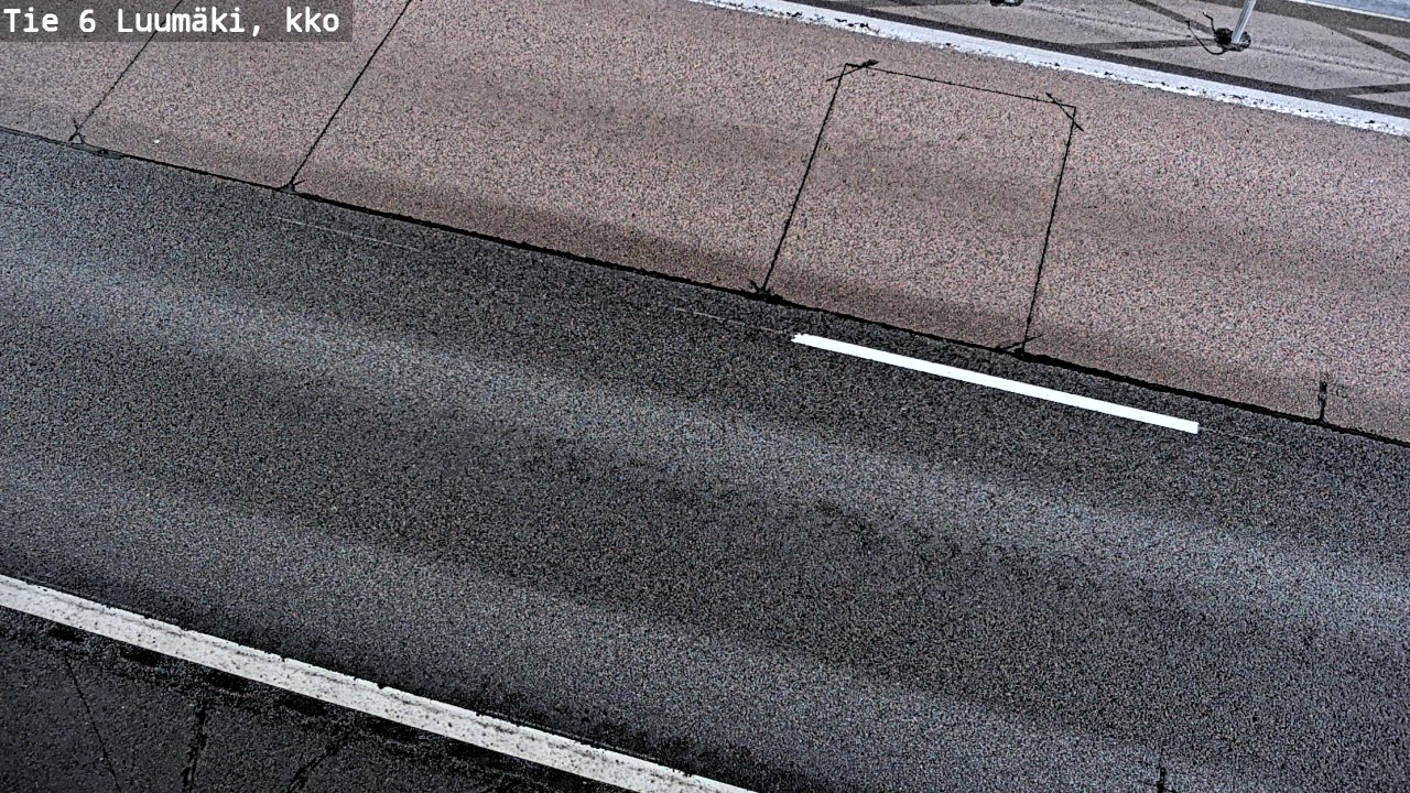 Weather Camera Image Väg 6 Luumäki, kirkko, Luumäki, Etelä-Karjala