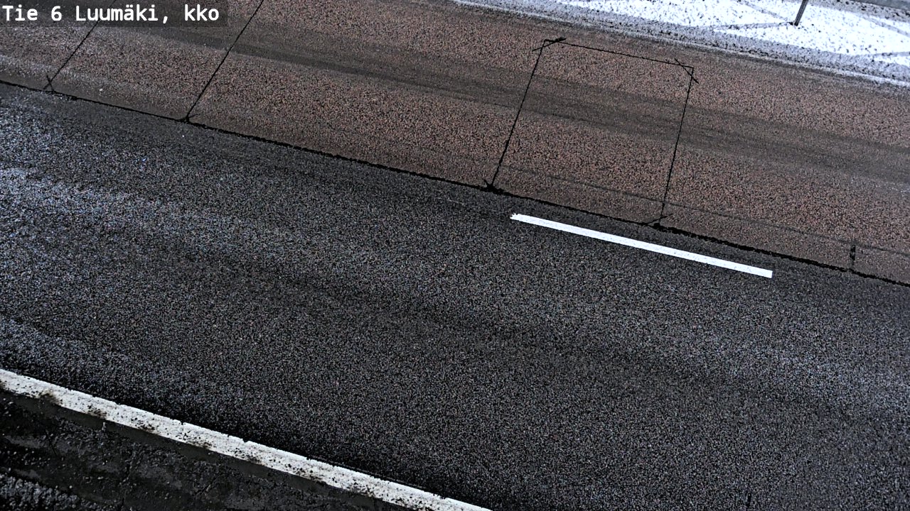 Weather Camera Image Road 6 Luumäki, kirkko, Luumäki, Etelä-Karjala