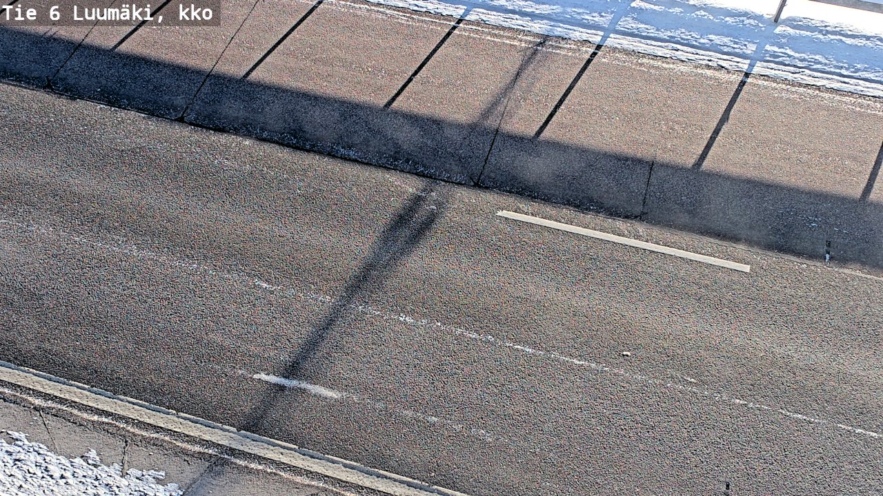 Weather Camera Image Road 6 Luumäki, kirkko, Luumäki, Etelä-Karjala