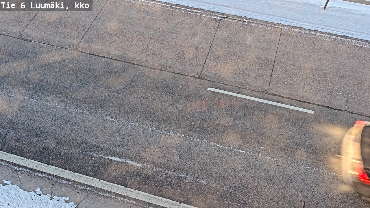 Weather Camera Image Road 6 Luumäki, kirkko, Luumäki, Etelä-Karjala