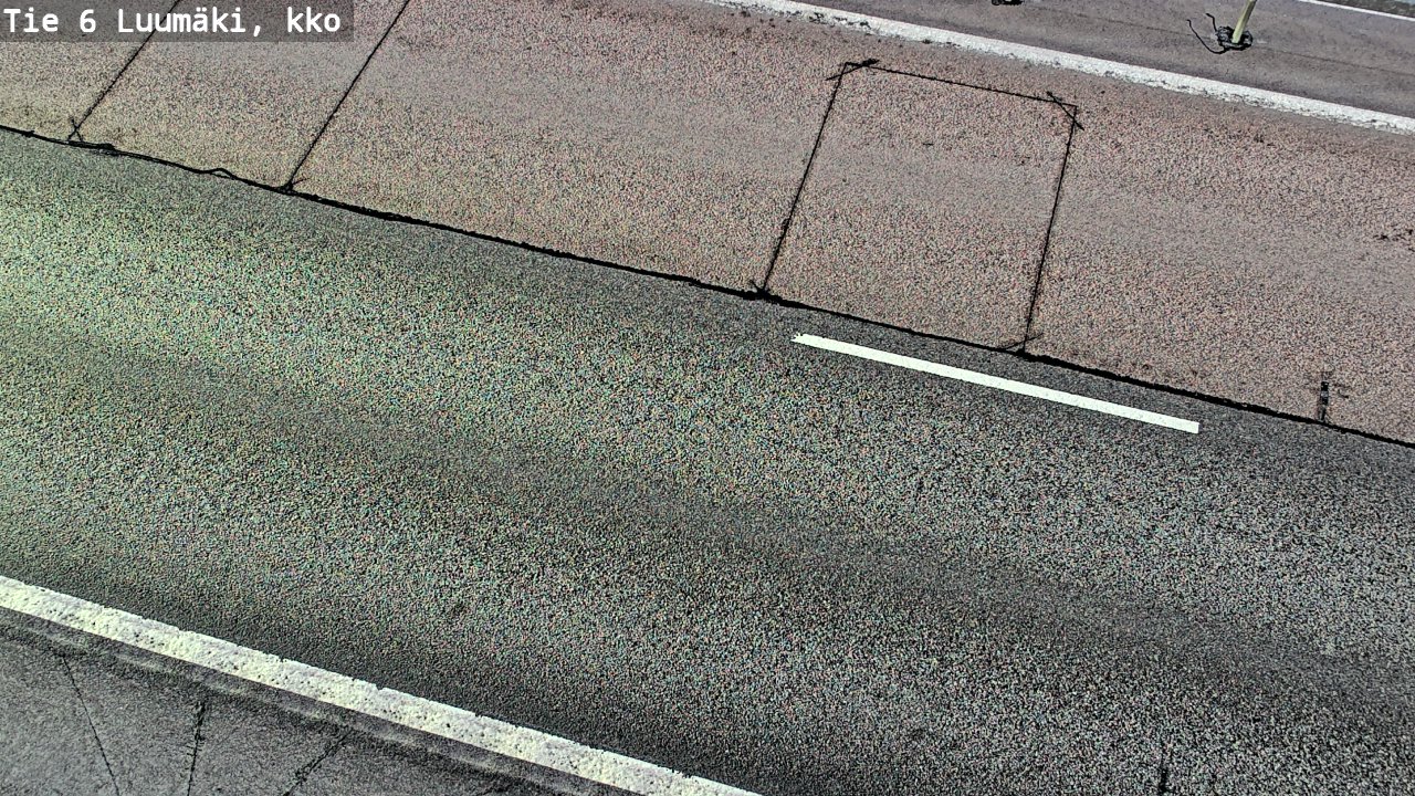 Weather Camera Image Väg 6 Luumäki, kirkko, Luumäki, Etelä-Karjala