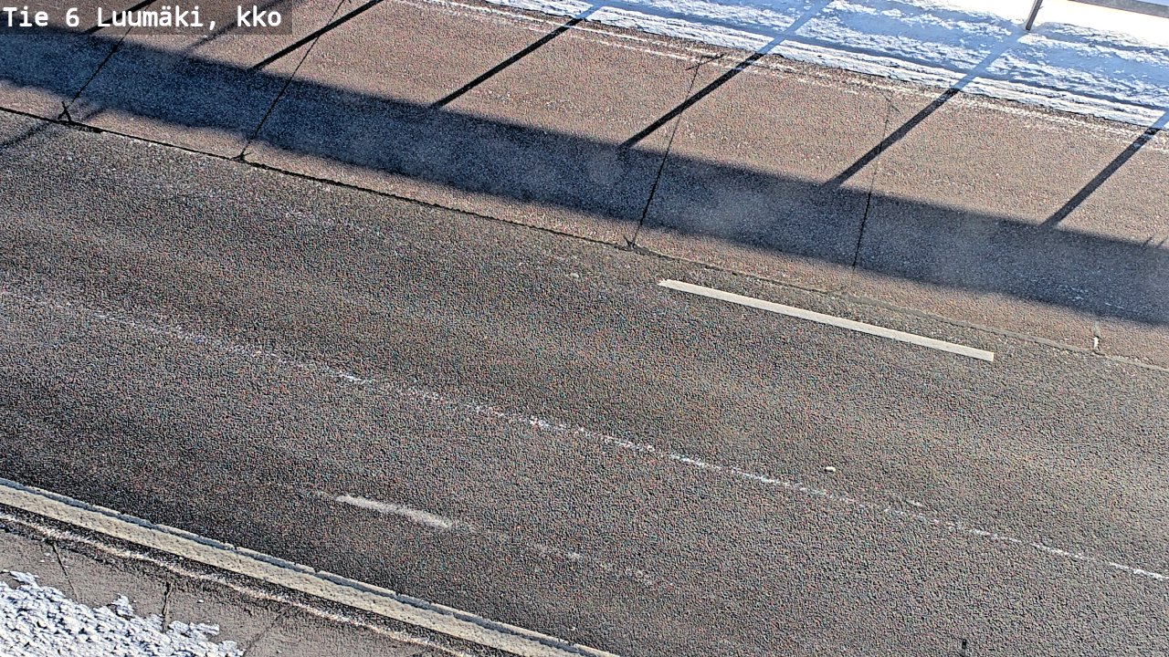 Weather Camera Image Road 6 Luumäki, kirkko, Luumäki, Etelä-Karjala