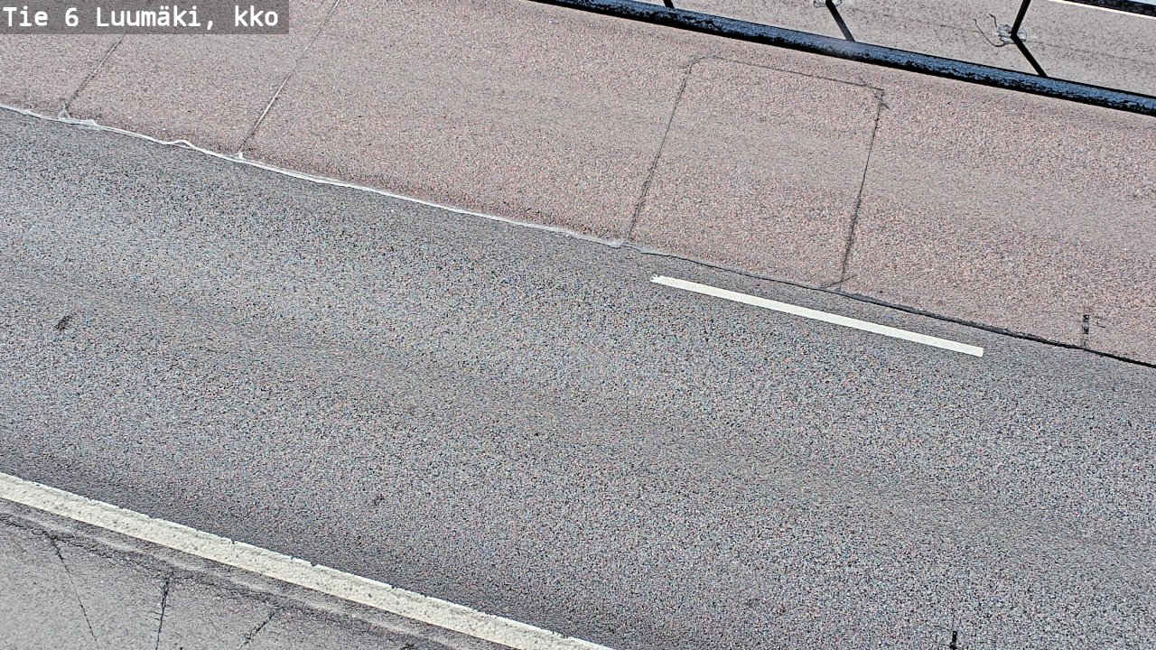 Weather Camera Image Väg 6 Luumäki, kirkko, Luumäki, Etelä-Karjala