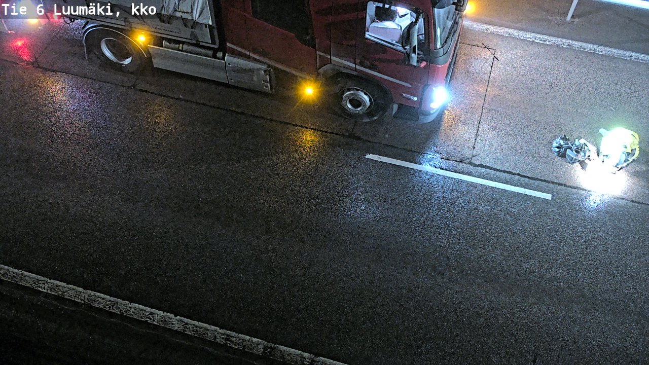 Kelikamerat Kuva Tie 6 Luumäki, kirkko, Luumäki, Etelä-Karjala