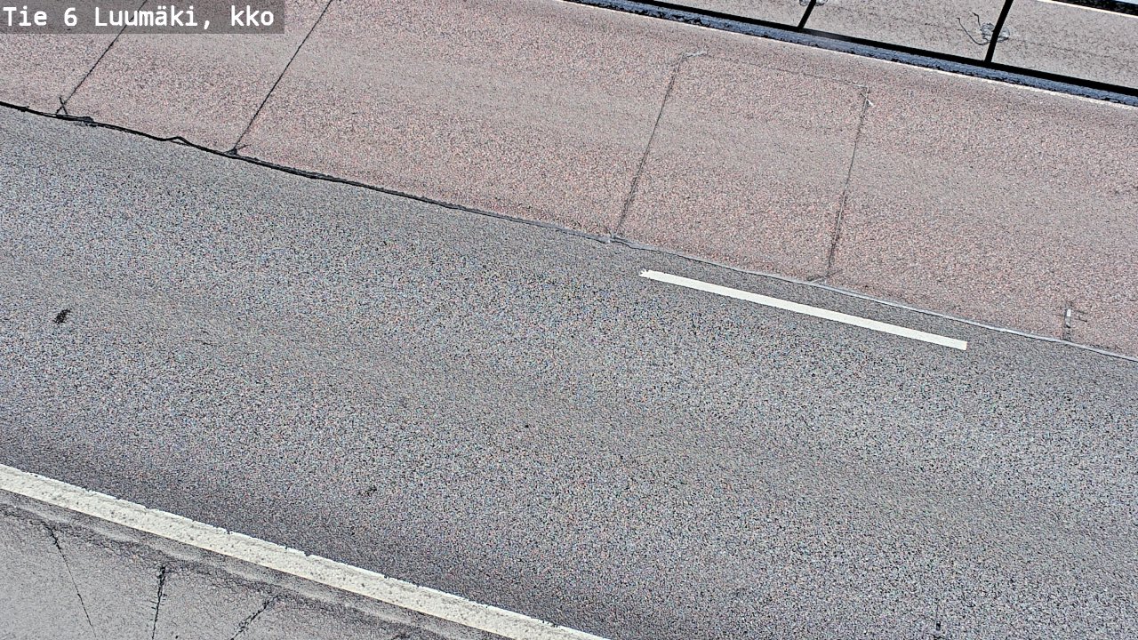 Weather Camera Image Road 6 Luumäki, kirkko, Luumäki, Etelä-Karjala