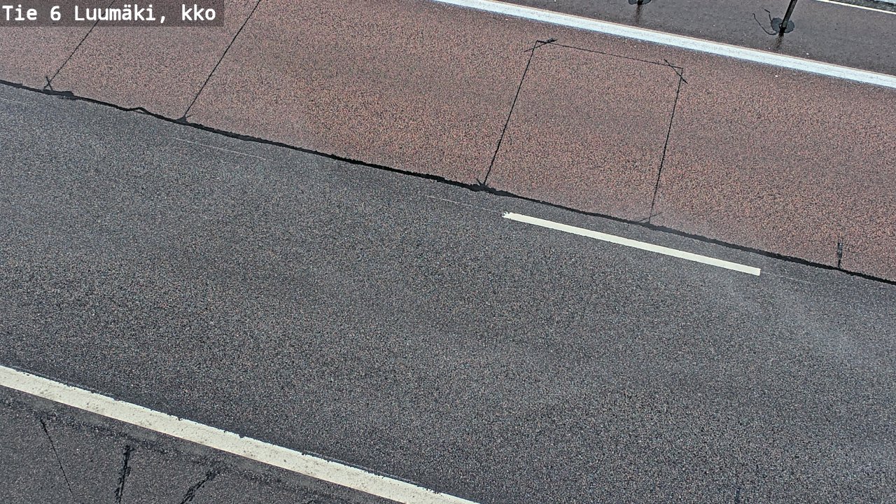 Weather Camera Image Road 6 Luumäki, kirkko, Luumäki, Etelä-Karjala