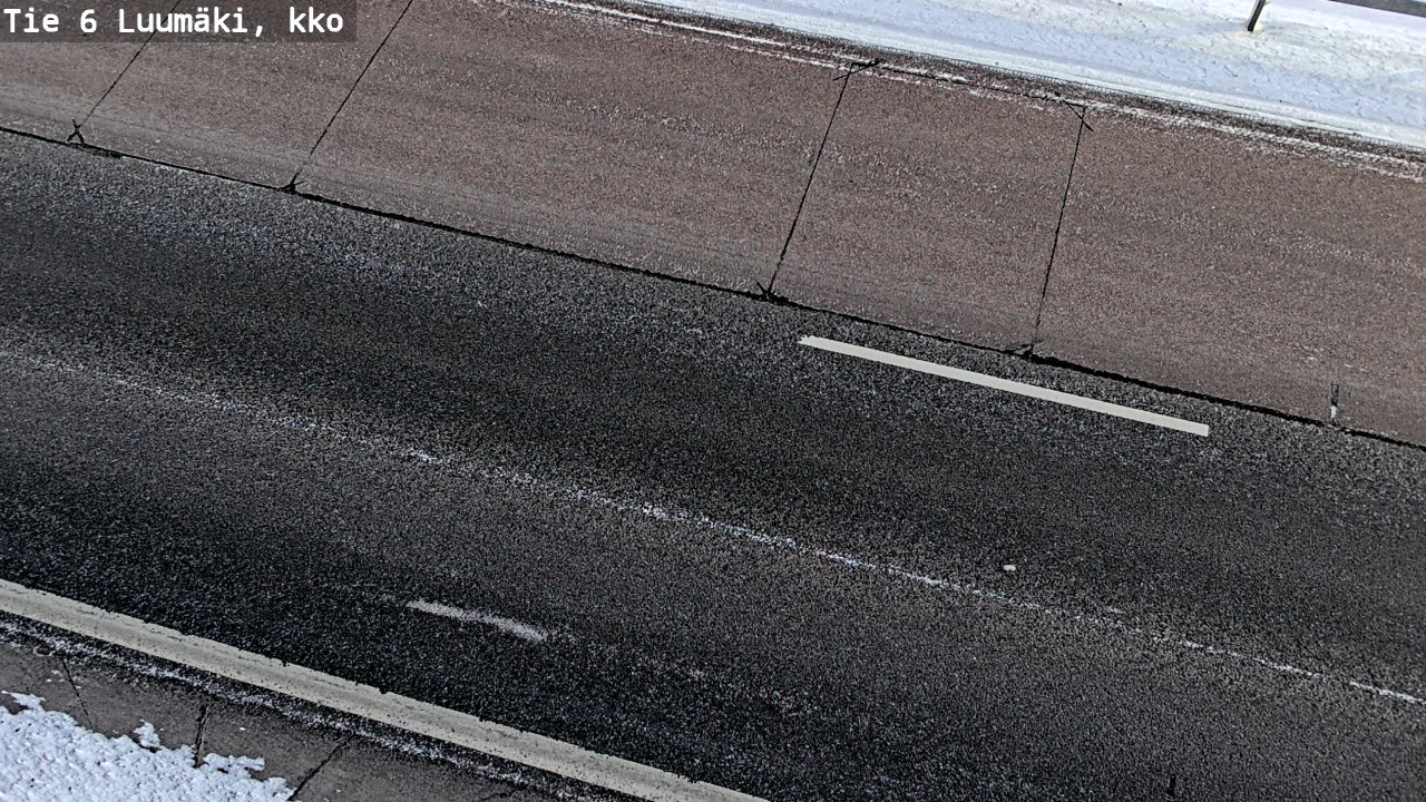 Weather Camera Image Väg 6 Luumäki, kirkko, Luumäki, Etelä-Karjala