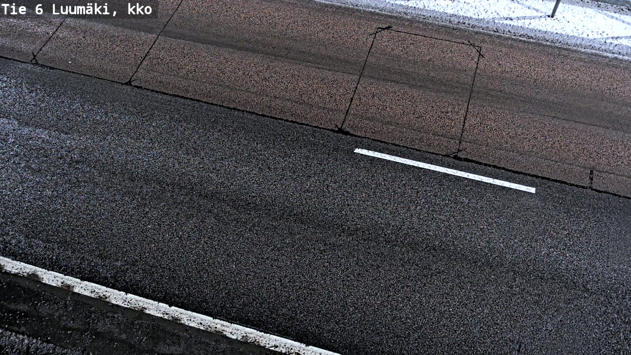 Weather Camera Image Road 6 Luumäki, kirkko, Luumäki, Etelä-Karjala