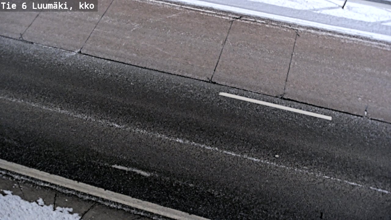 Weather Camera Image Väg 6 Luumäki, kirkko, Luumäki, Etelä-Karjala