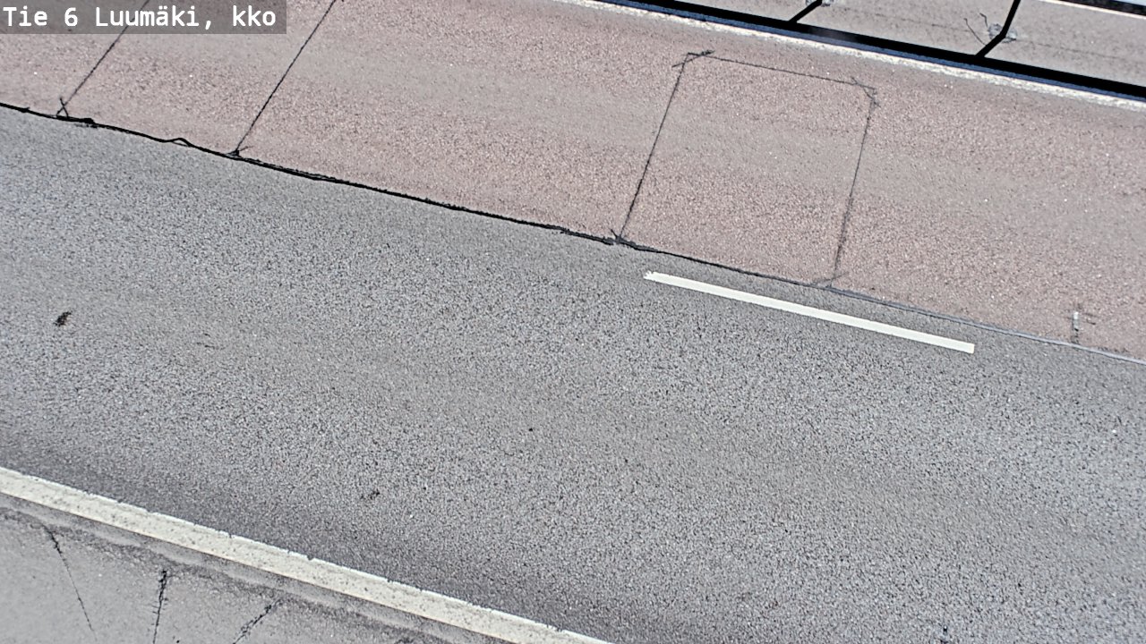 Weather Camera Image Road 6 Luumäki, kirkko, Luumäki, Etelä-Karjala