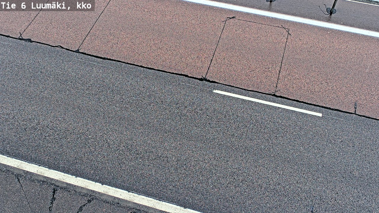 Weather Camera Image Väg 6 Luumäki, kirkko, Luumäki, Etelä-Karjala