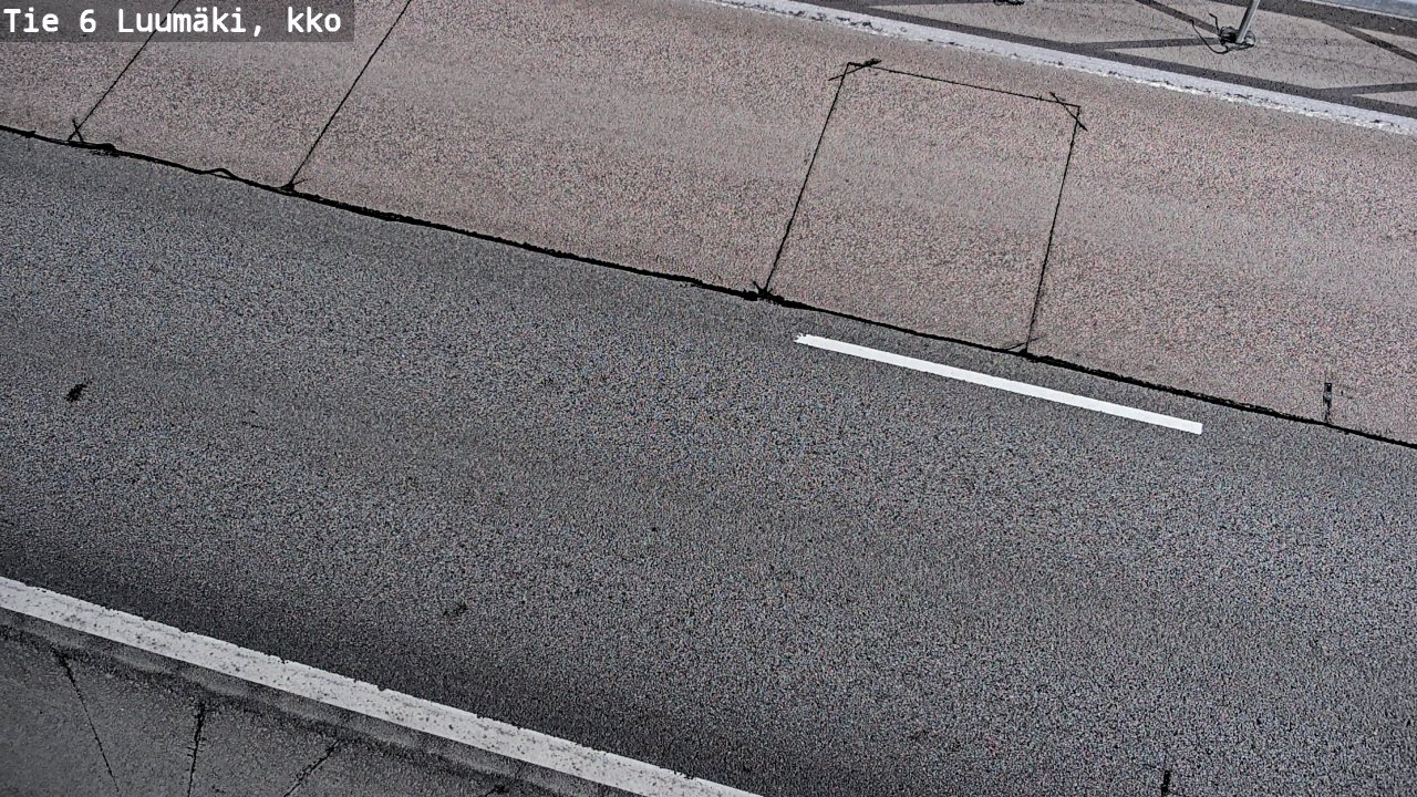 Weather Camera Image Väg 6 Luumäki, kirkko, Luumäki, Etelä-Karjala