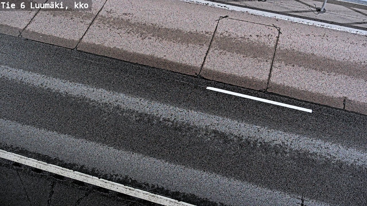 Weather Camera Image Väg 6 Luumäki, kirkko, Luumäki, Etelä-Karjala