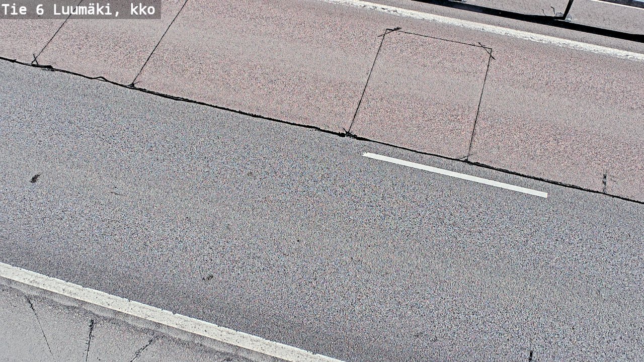Weather Camera Image Väg 6 Luumäki, kirkko, Luumäki, Etelä-Karjala