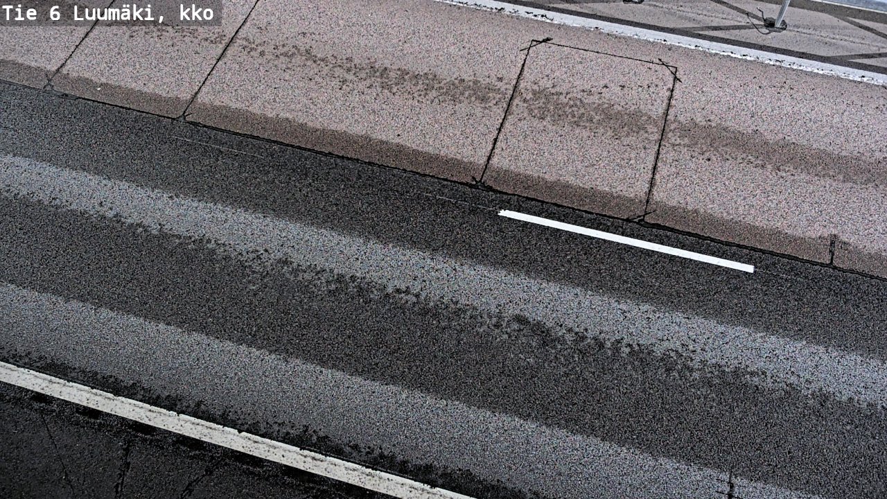 Weather Camera Image Väg 6 Luumäki, kirkko, Luumäki, Etelä-Karjala