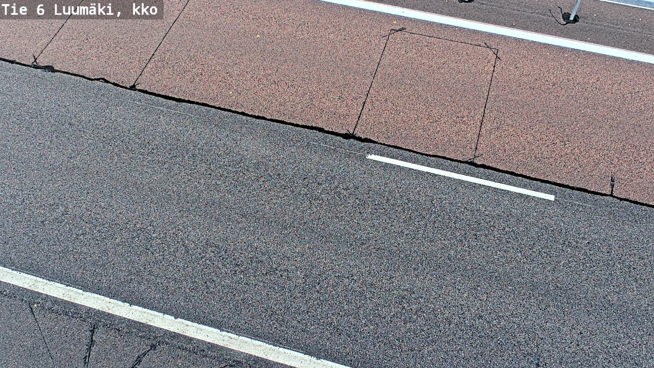Weather Camera Image Road 6 Luumäki, kirkko, Luumäki, Etelä-Karjala