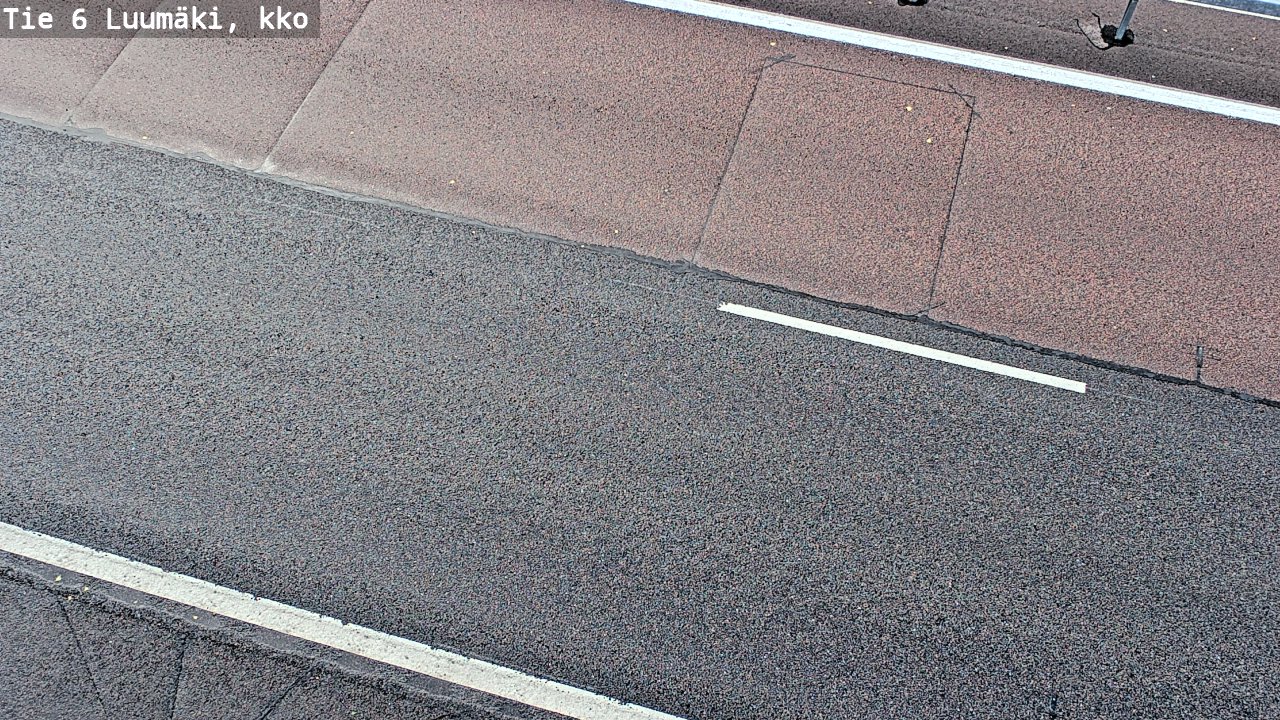 Weather Camera Image Road 6 Luumäki, kirkko, Luumäki, Etelä-Karjala
