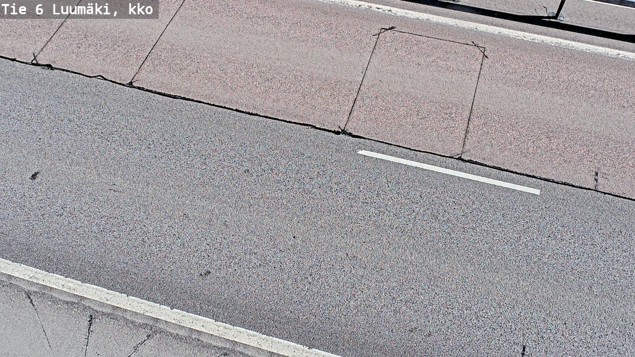 Weather Camera Image Väg 6 Luumäki, kirkko, Luumäki, Etelä-Karjala