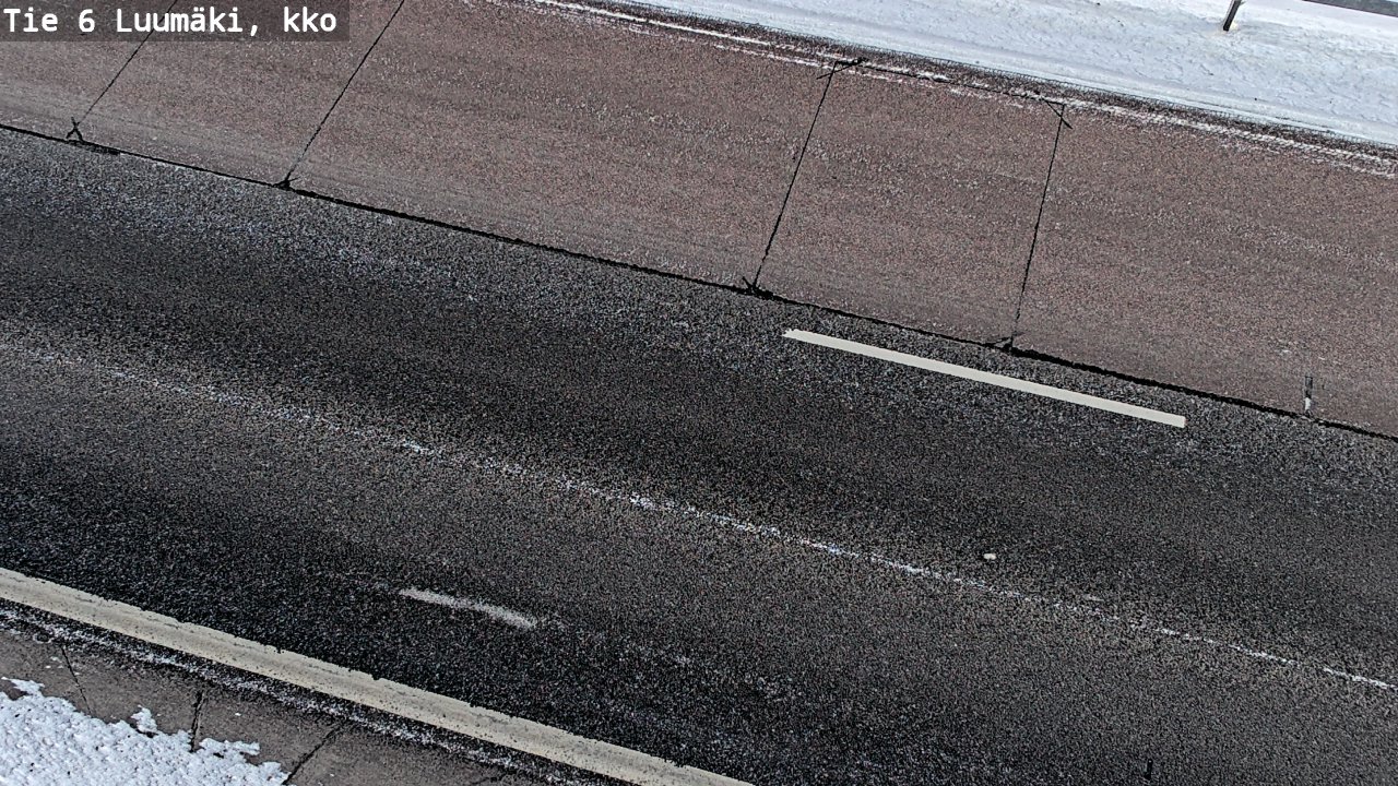 Weather Camera Image Väg 6 Luumäki, kirkko, Luumäki, Etelä-Karjala