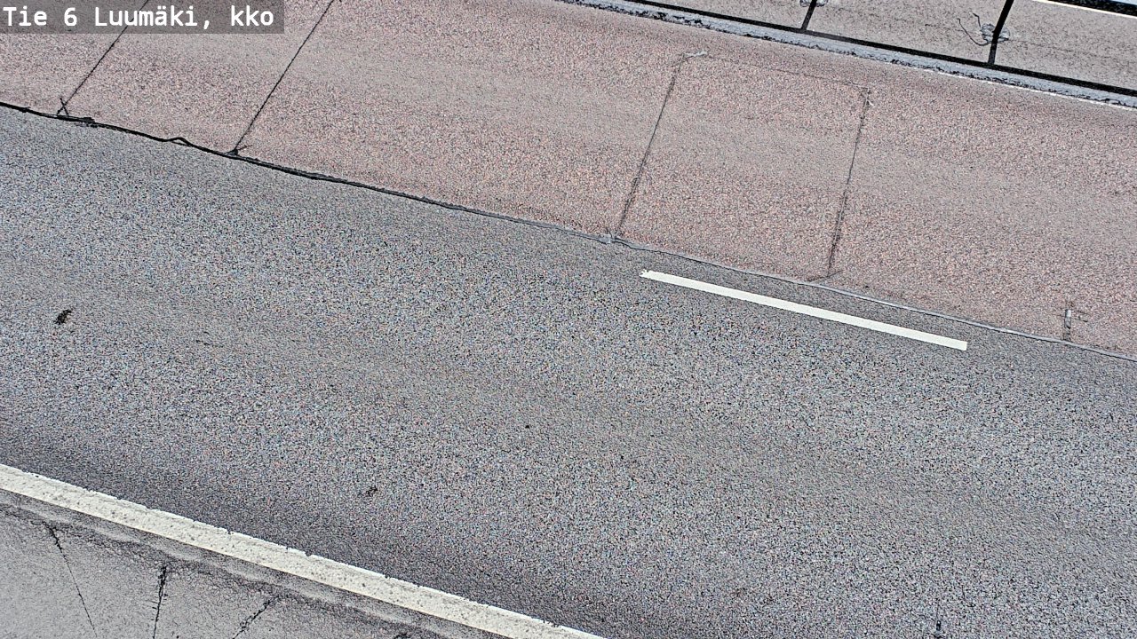 Weather Camera Image Väg 6 Luumäki, kirkko, Luumäki, Etelä-Karjala