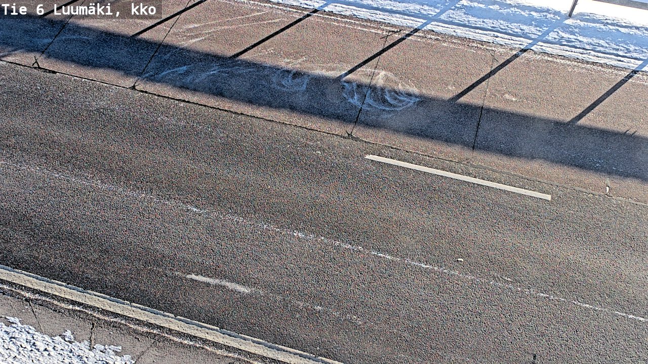 Weather Camera Image Road 6 Luumäki, kirkko, Luumäki, Etelä-Karjala