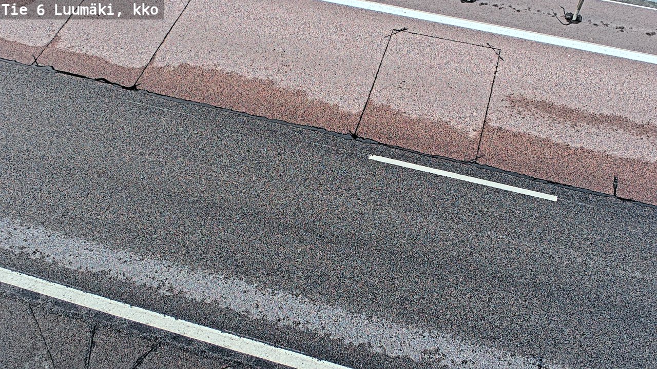 Weather Camera Image Väg 6 Luumäki, kirkko, Luumäki, Etelä-Karjala