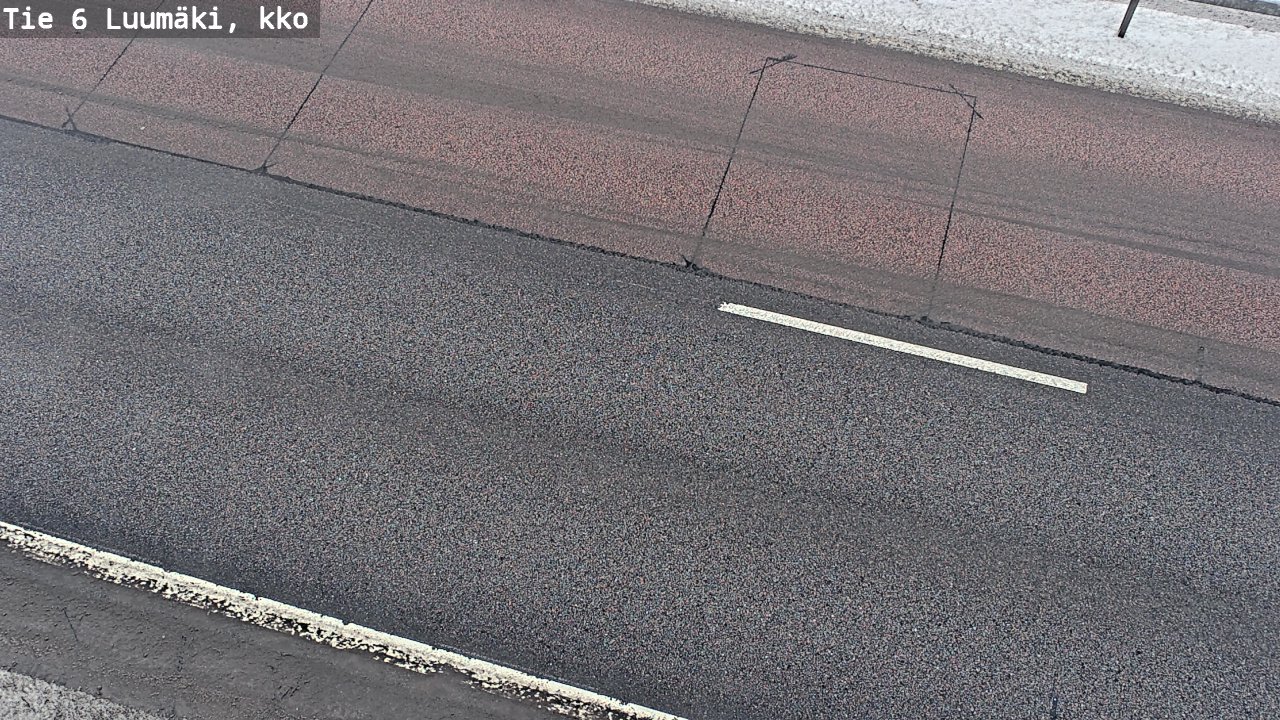 Weather Camera Image Road 6 Luumäki, kirkko, Luumäki, Etelä-Karjala