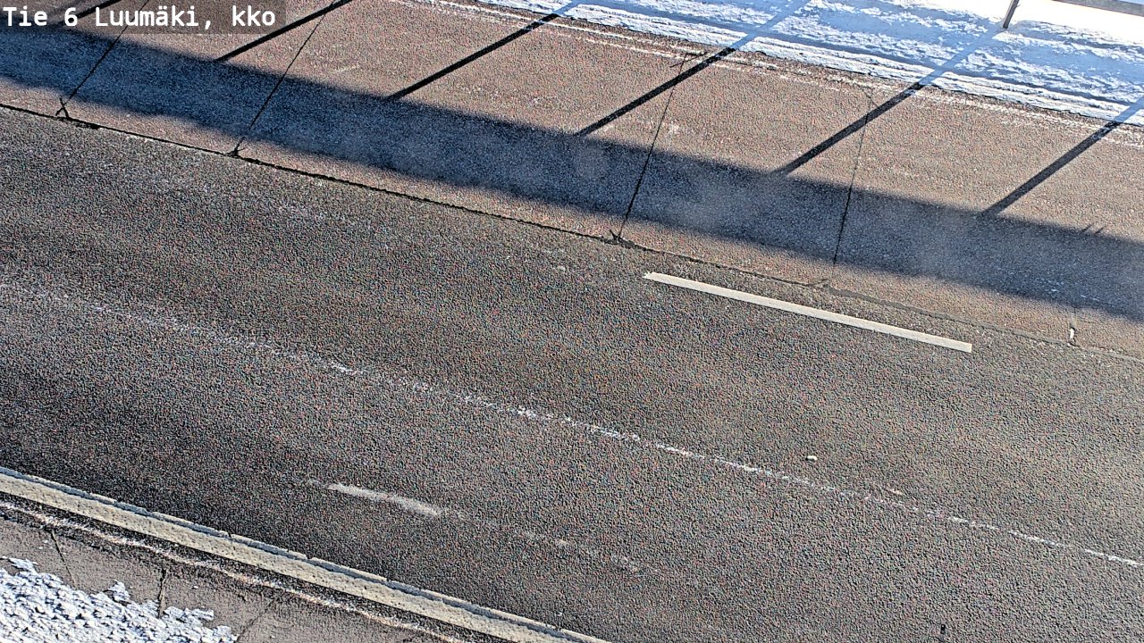 Weather Camera Image Road 6 Luumäki, kirkko, Luumäki, Etelä-Karjala