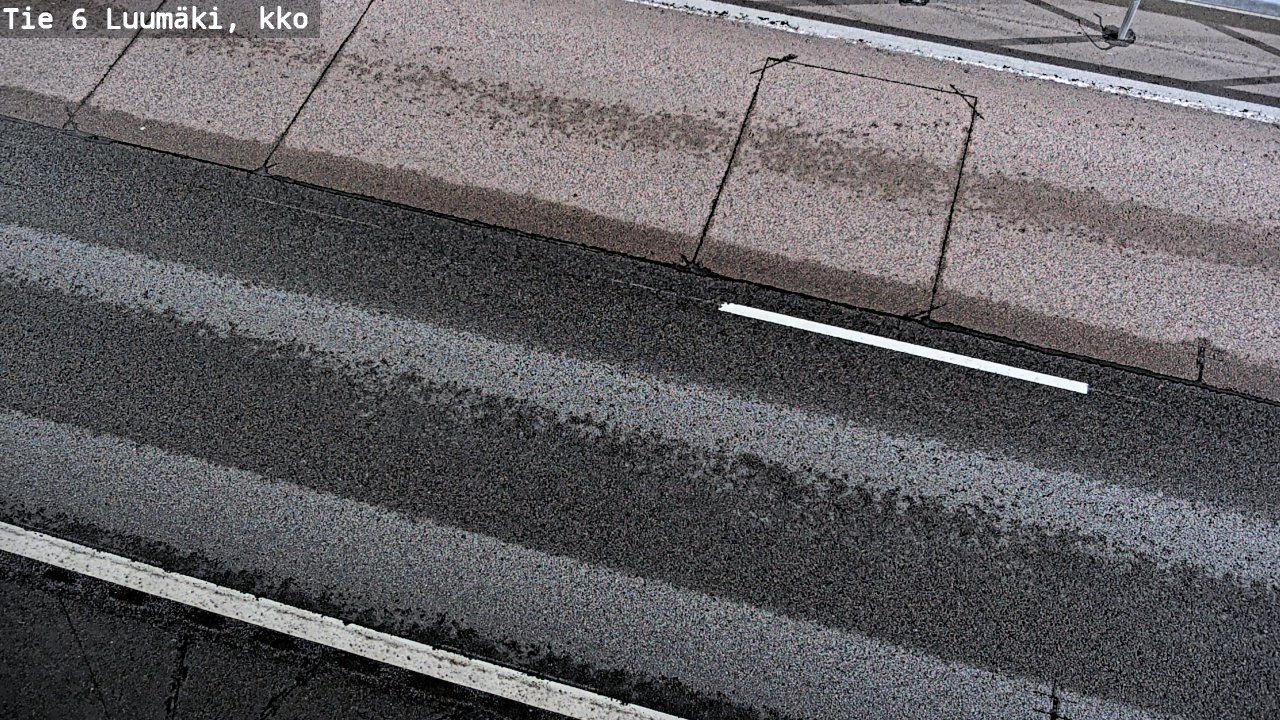 Weather Camera Image Väg 6 Luumäki, kirkko, Luumäki, Etelä-Karjala