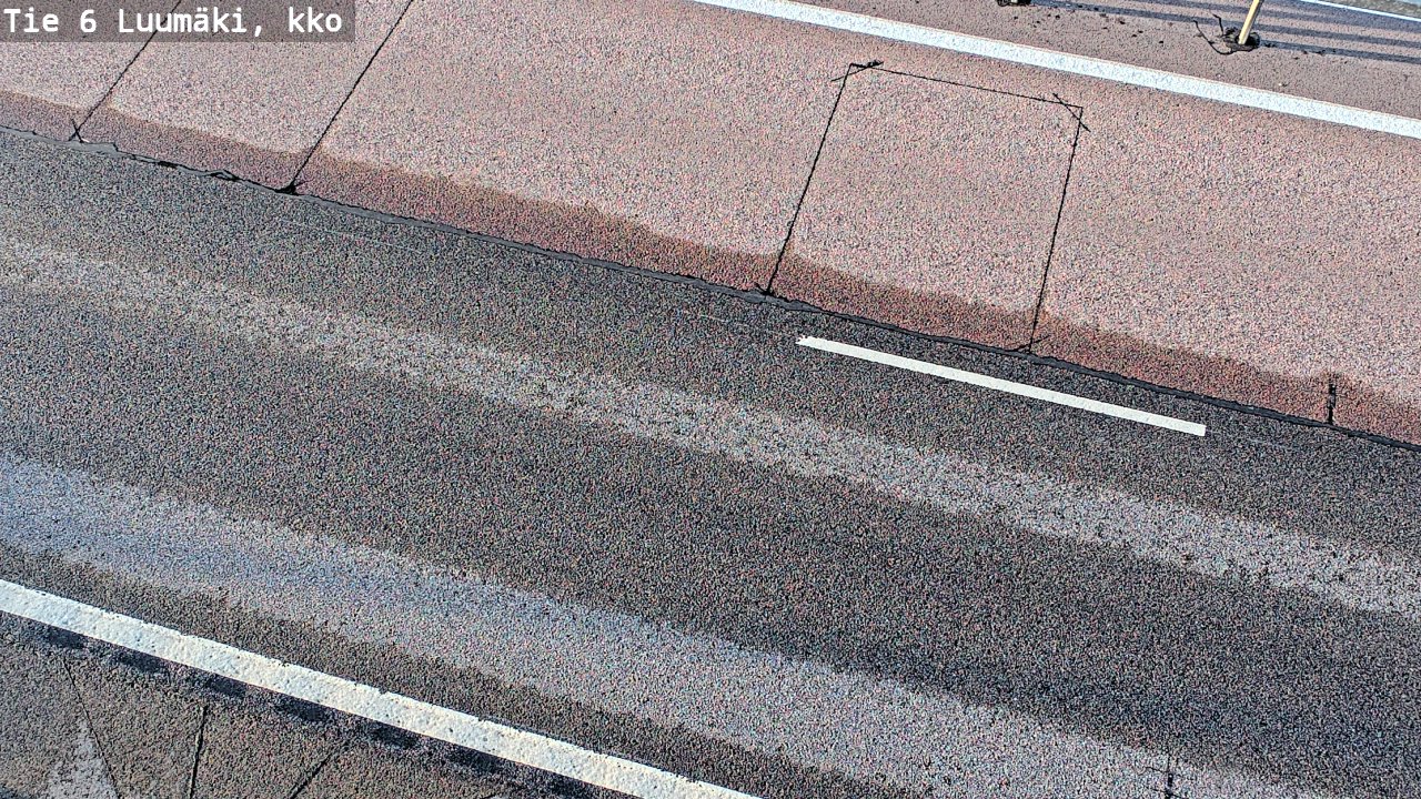 Weather Camera Image Väg 6 Luumäki, kirkko, Luumäki, Etelä-Karjala
