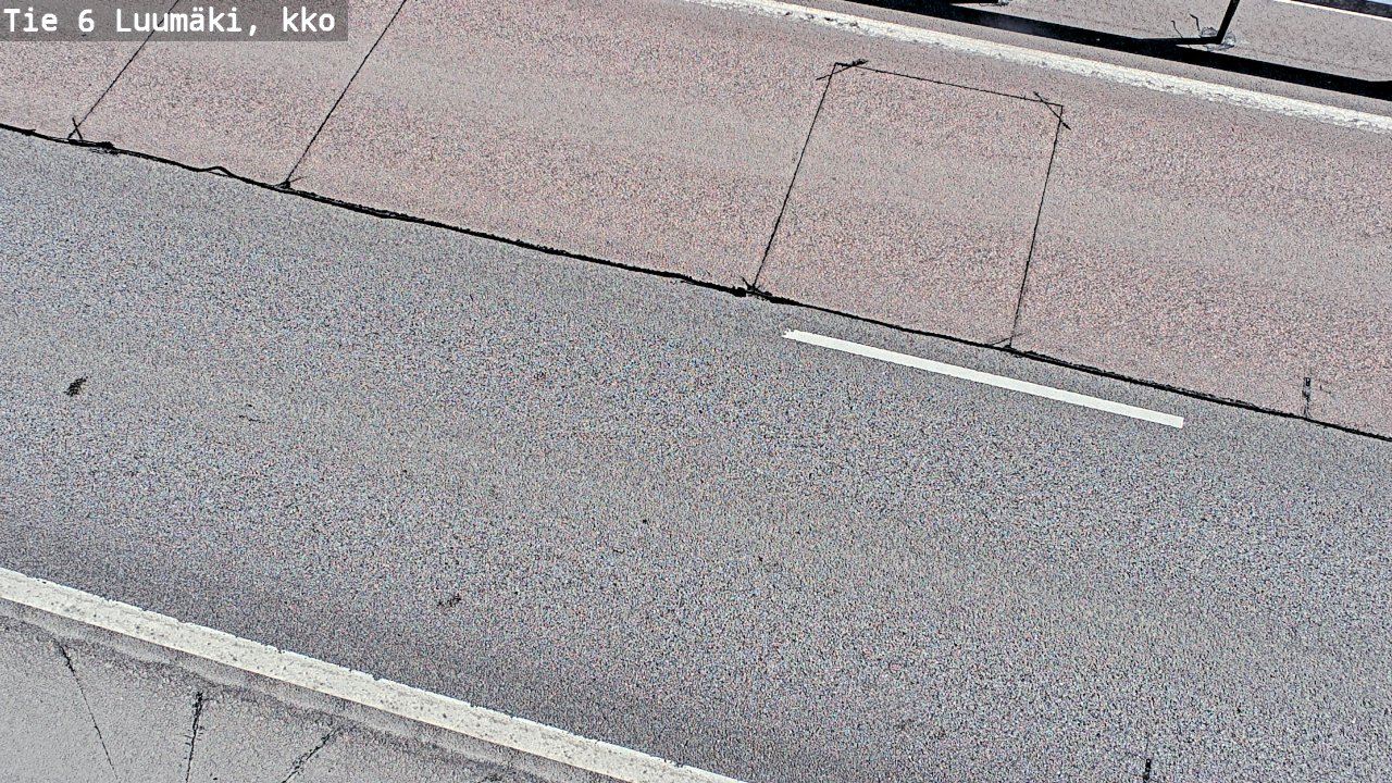 Weather Camera Image Väg 6 Luumäki, kirkko, Luumäki, Etelä-Karjala