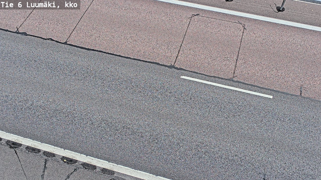 Weather Camera Image Road 6 Luumäki, kirkko, Luumäki, Etelä-Karjala