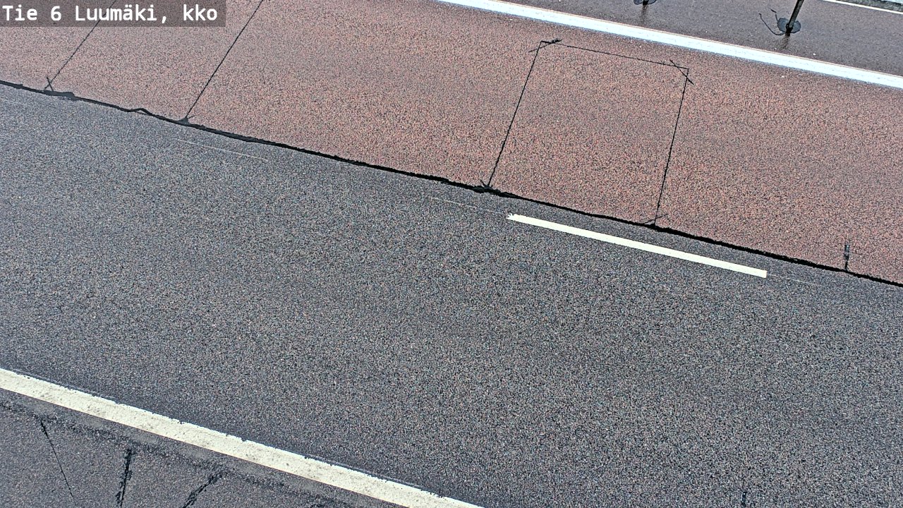 Weather Camera Image Road 6 Luumäki, kirkko, Luumäki, Etelä-Karjala