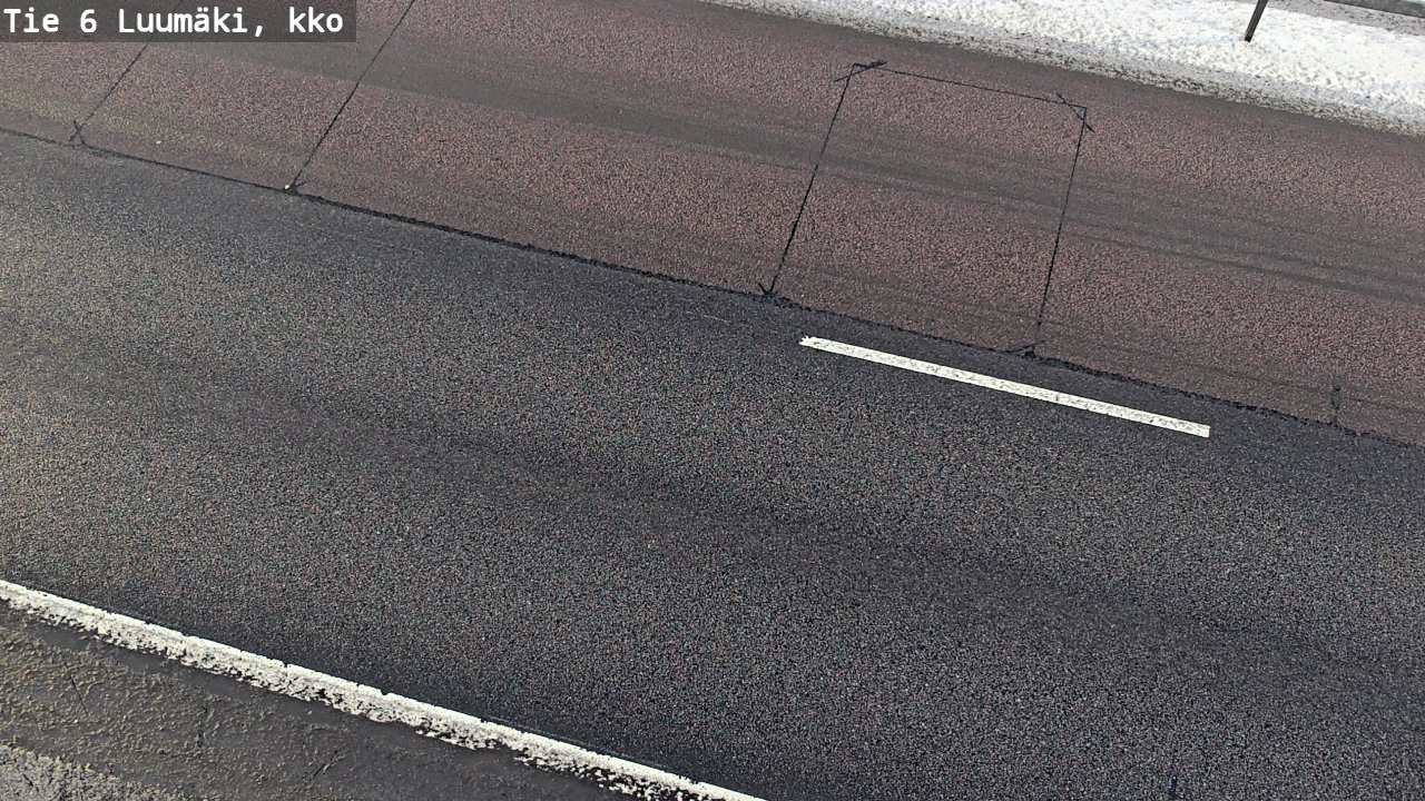 Weather Camera Image Road 6 Luumäki, kirkko, Luumäki, Etelä-Karjala