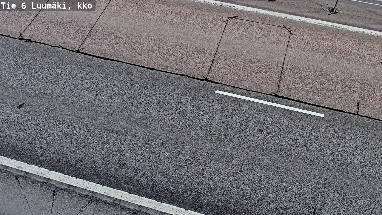 Weather Camera Image Väg 6 Luumäki, kirkko, Luumäki, Etelä-Karjala