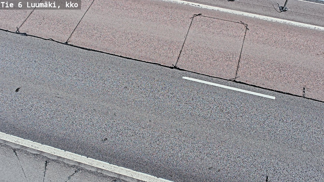 Weather Camera Image Väg 6 Luumäki, kirkko, Luumäki, Etelä-Karjala
